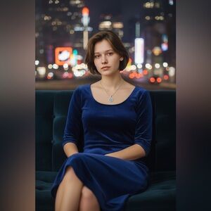 Gold Coast Platinum Plated Genuine Blue Topaz Pendant